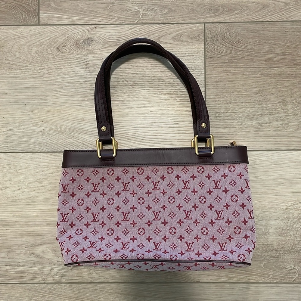 Louis Vuitton Monogram Mini Lucille PM Hand Bag Cerise SR0024